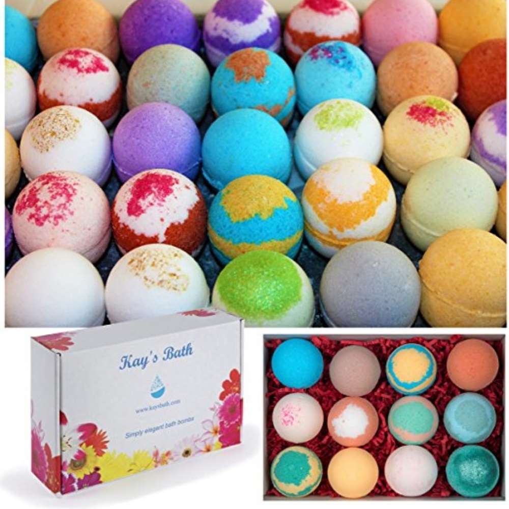 Bath Bomb 12 pack Gift set Assorted Scent USA Made